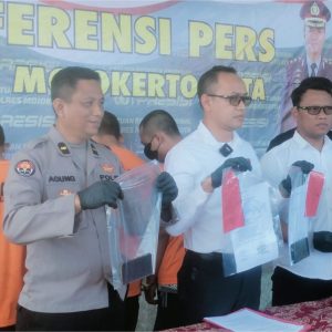 Polresta Mojokerto Ringkus 3 Penadah Mobil Bekedok Rental 