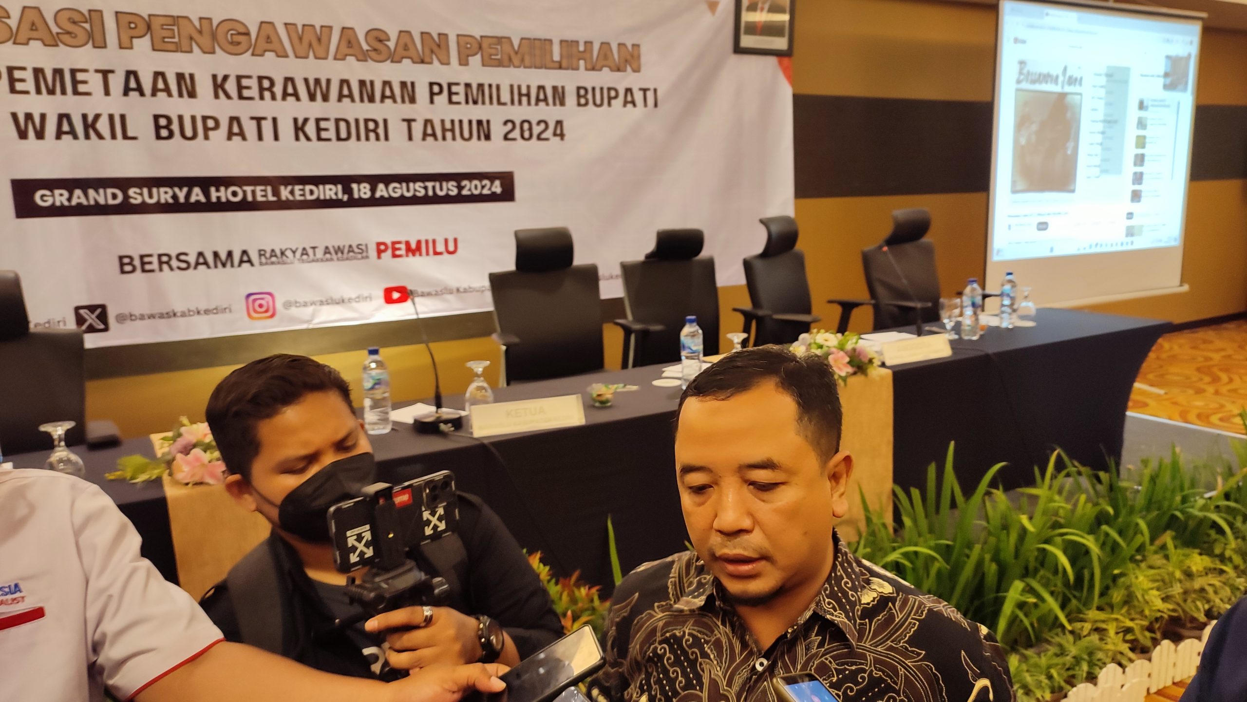 Adanya Temuan saat Pemilu, Bawaslu Kabupaten Kediri Petakan Potensi Kerawanan Pilkada 2024