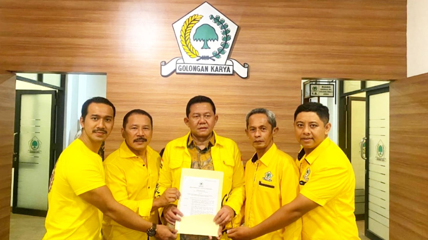 Partai Golkar Berikan Rekomendasi kepada Pasangan Bambang-Bayu di Bacakada Kota Blitar