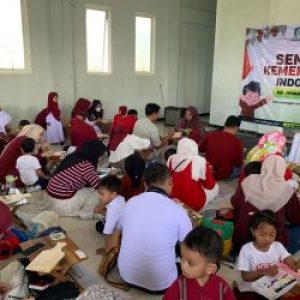 Lomba Lukis Bertema Transportasi Meriahkan HUT ke 79 Kemerdekaan RI