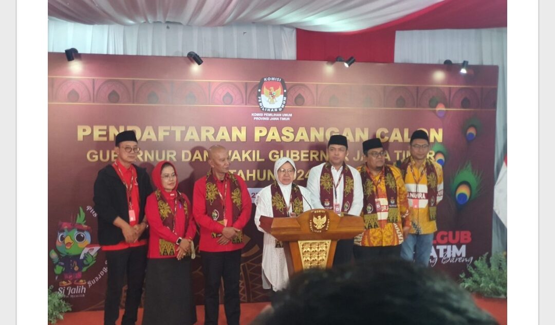 Daftar Ke KPU Malam Jumat, Tri Rismaharini-Gus Hans Akhirnya Ikut Ramaikan Pilgub Jatim