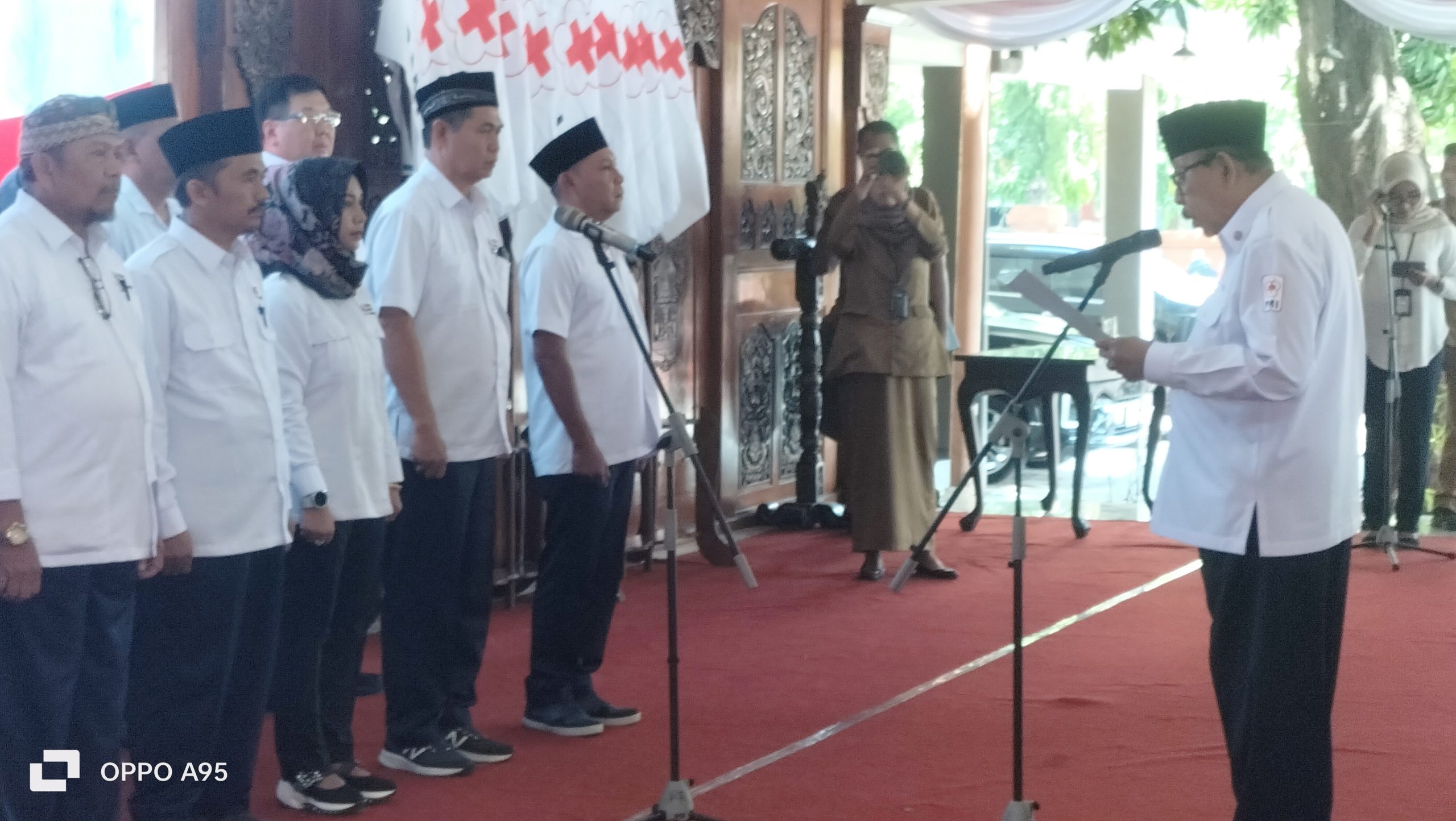 Ketua PMI Jatim H Imam Utomo Lantik Dewan Kehormatan dan Pengurus PMI Kota Mojokerto