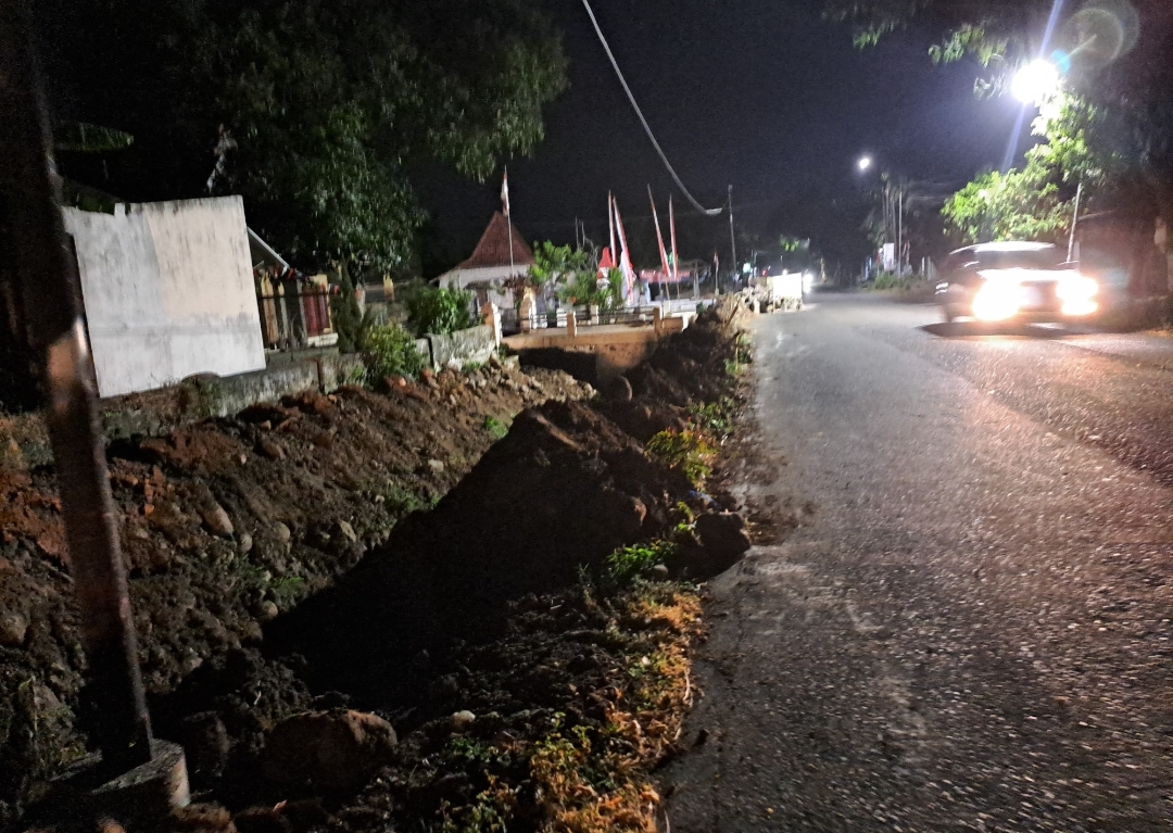 Dinas PUPR Magetan Perlebar Jalur Tengah Jalan Mojopurno – Genengan