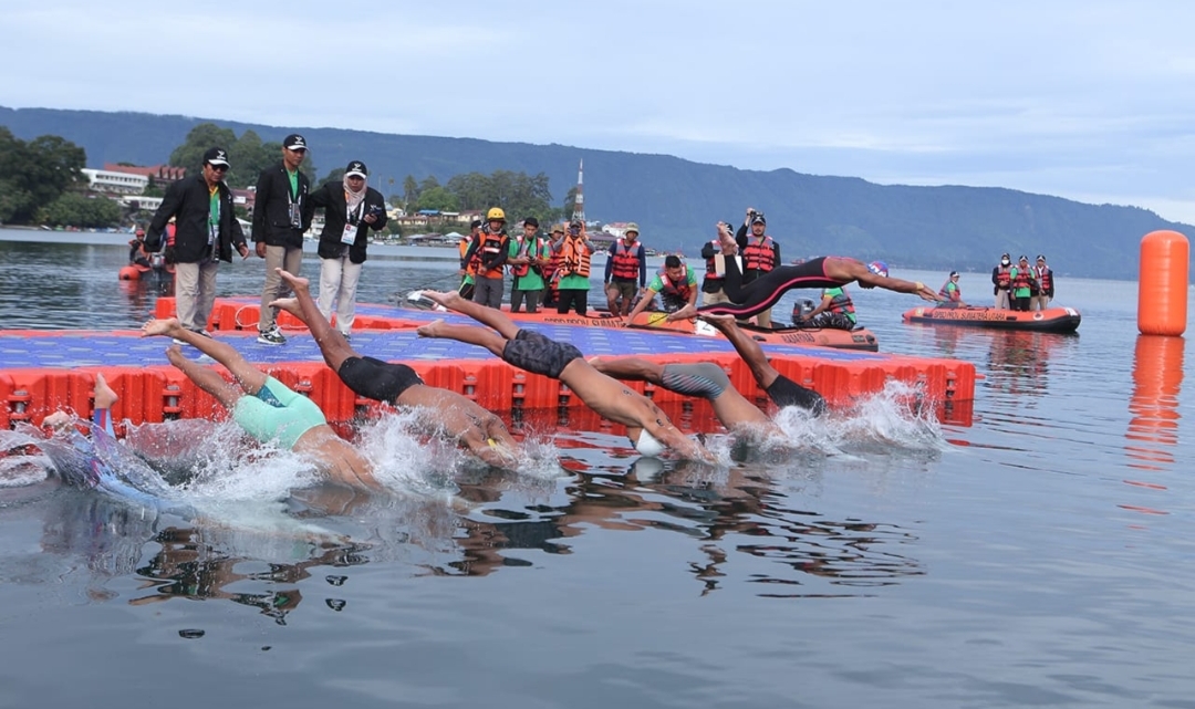 PON XXI : Jawa Timur Juara Umum Renang Perairan Terbuka, Borong Lima Emas