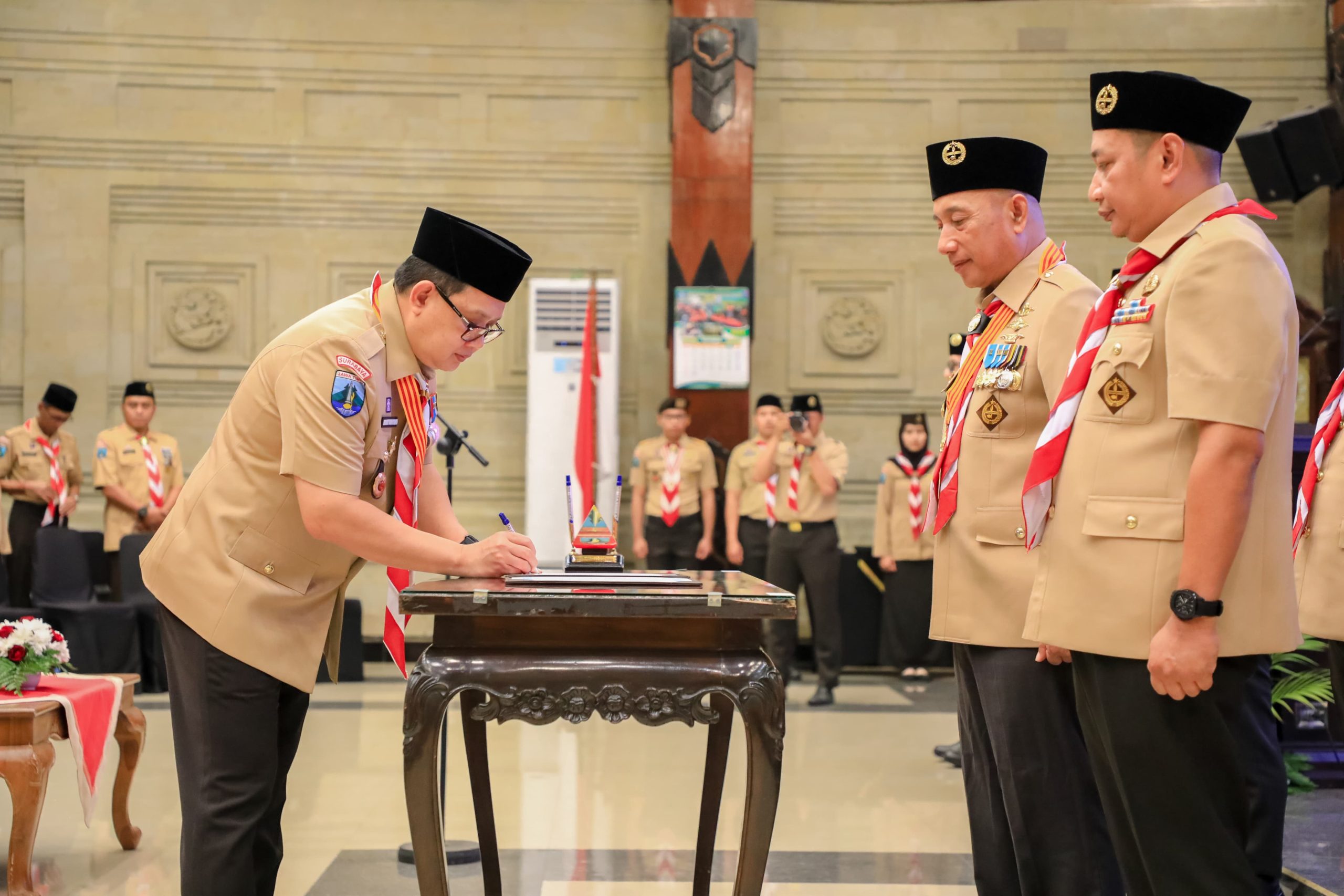 Pj. Gubernur Jatim Harapkan SAKA Pramuka Jadi Satuan Strategis Tanggulangi Bencana