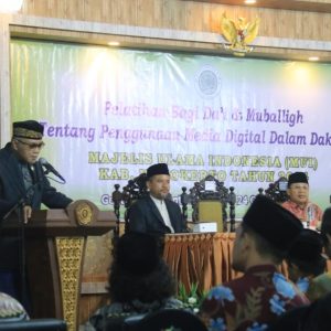 MUI Kab. Mojokerto Gelar Pelatihan Da’i Strategi Dakwah Digital