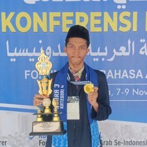 Fahmi Juara Ketiga Olimpiade Bahada Arab Nasional