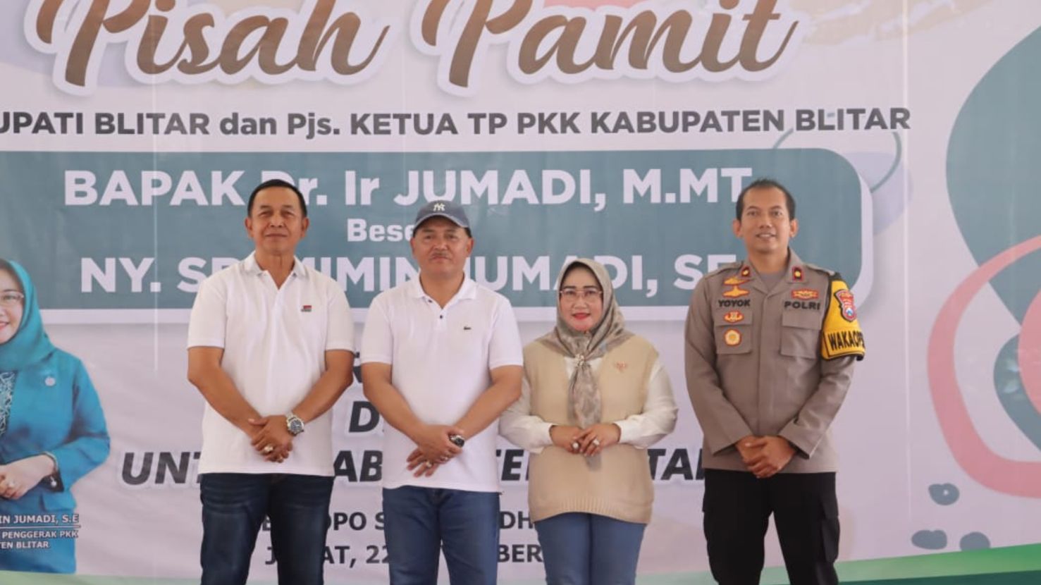 Pisah Pamit Pjs Bupati Blitar dan Ketua TP PKK