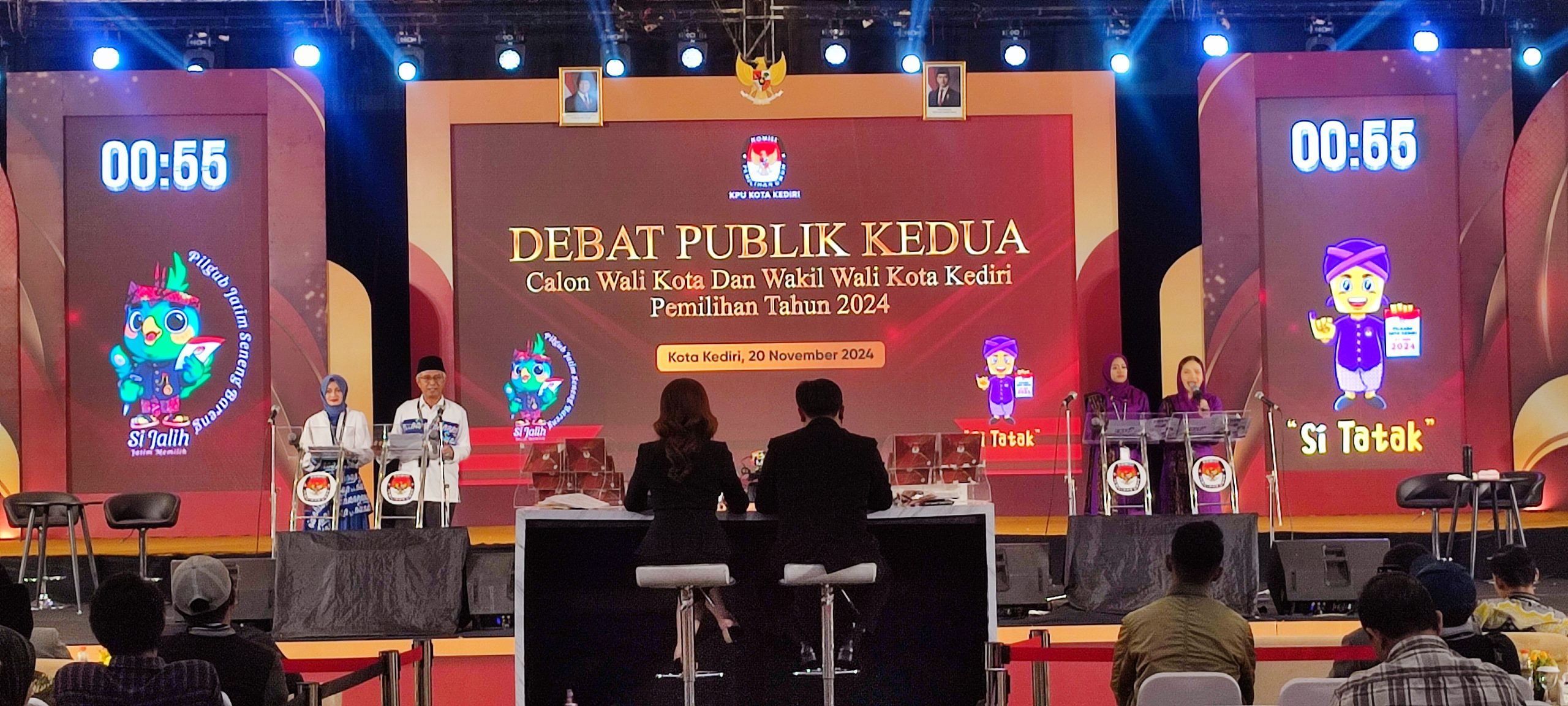 Debat Pamungkas KPU Kota Kediri, Adu Gagasan Paslon demi Masa Depan Daerah