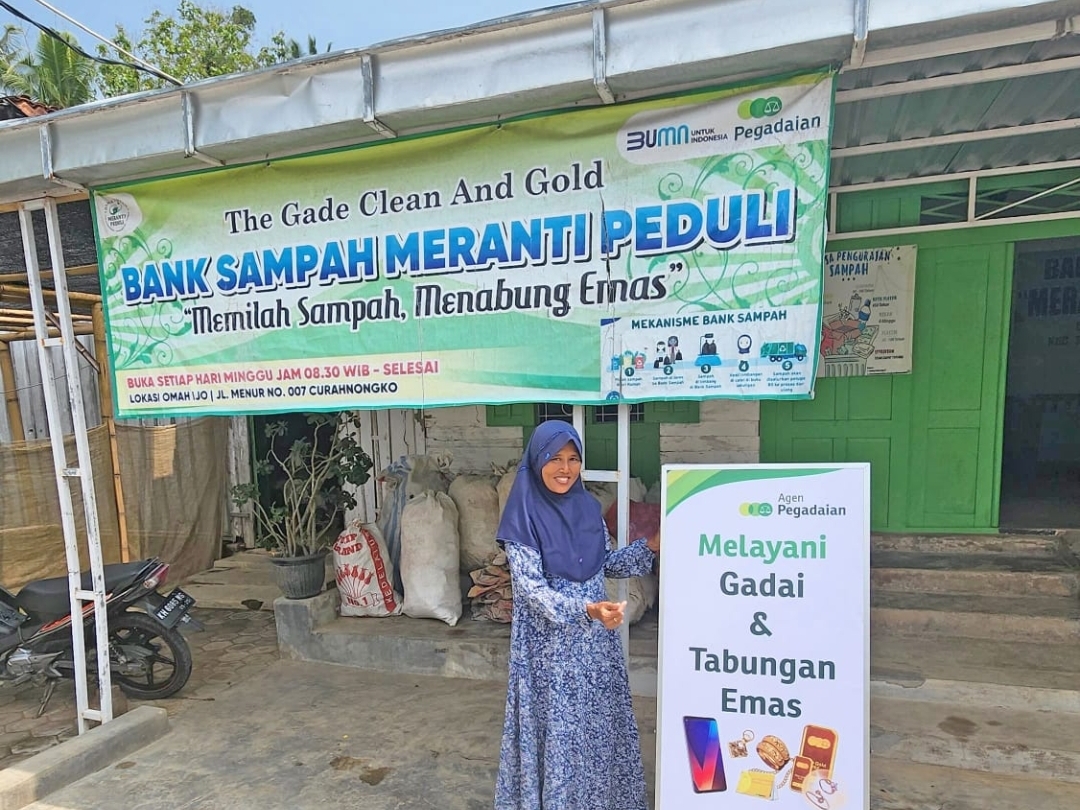 Agen Pegadaian di Jember, Eka Sri Sukses Kembangkan Bank Sampah Jadi Tabungan Emas