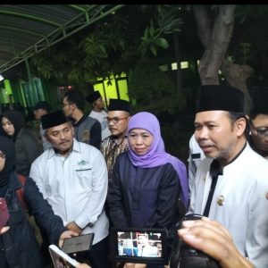 Khofifah Didoakan Pesilat Pagar Nusa Kembali Pimpin Jatim