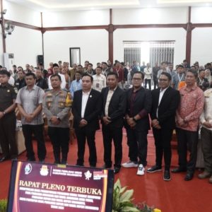 Pilkada Mojokerto ; Rekapitulasi KPU:  Paslon Gus Barra & dr. Rizal Dinyatakan Unggul