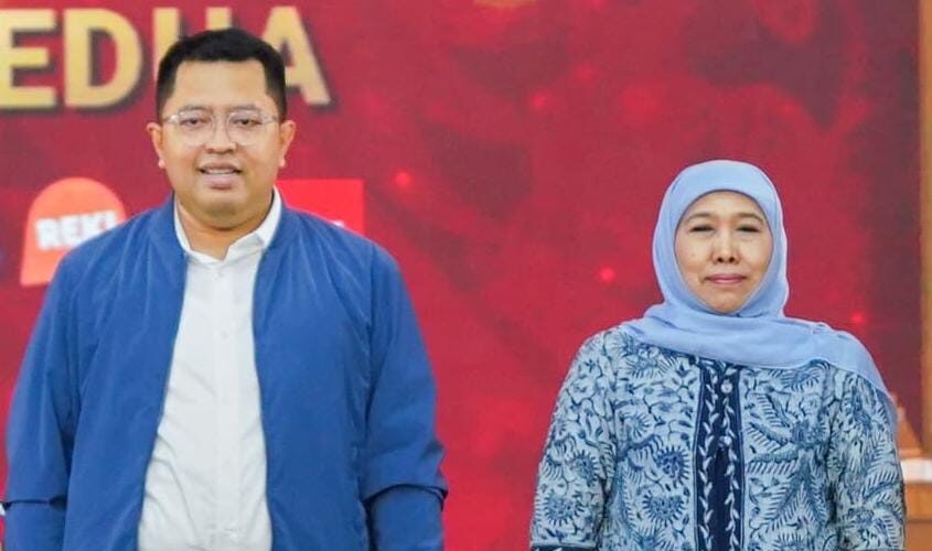 Giliran Lukmanul Khakim Sampaikan Selamat Kemenangan untuk Khofifah-Emil