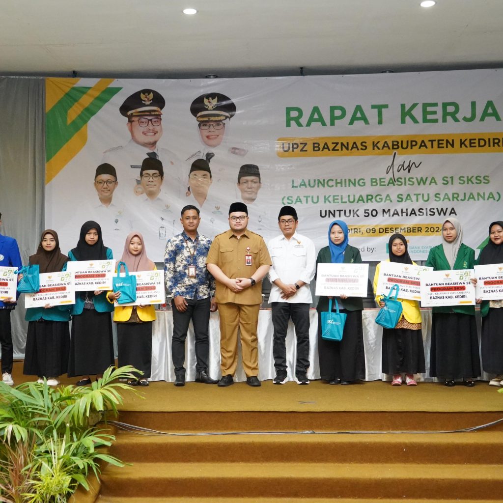 Mas Dhito Launching Beasiswa SKSS, Baznas Kediri Catat Kenaikan ZIS Signifikan