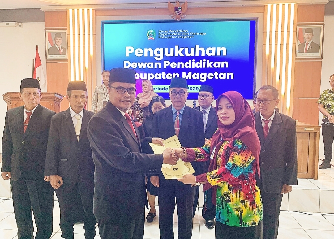 Dewan Pendidikan Magetan Masa Bakti 2024 – 2029 Dikukuhkan 