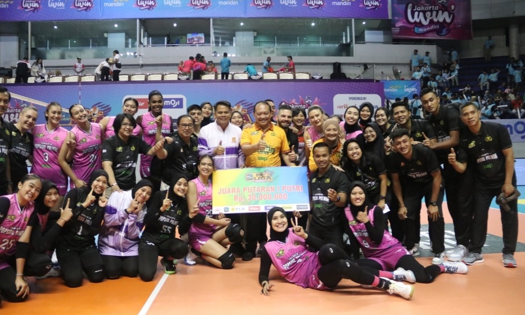 PLN Mobile Proliga 2025, Tak Terkalahkan, Popsivo Polwan Juara Putaran Pertama