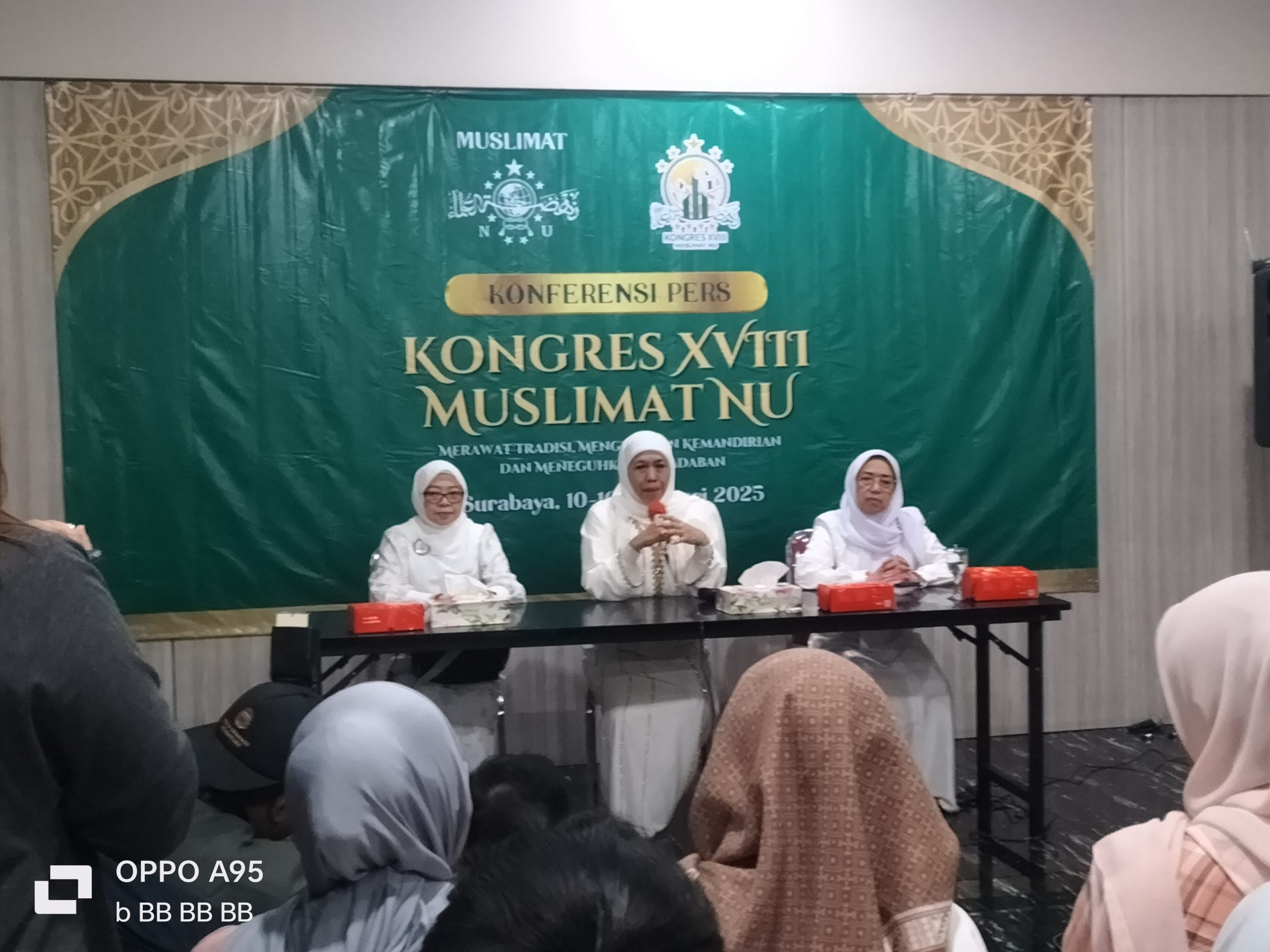 Presiden Prabowo Akan Buka Kongres XVlll Muslimat NU di Surabaya