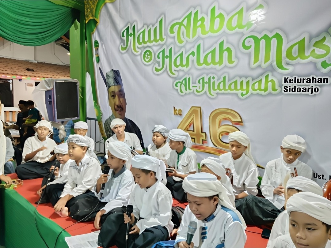 Al-Banjari Al-Hidayah Celep, Gebyarkan Haul Akbar dan Harlah Masjid