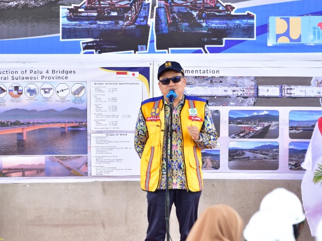 BPJN Sulteng Gelar Ceremoni Rampungnya Paket Rekonstruksi Jembatan Palu 4