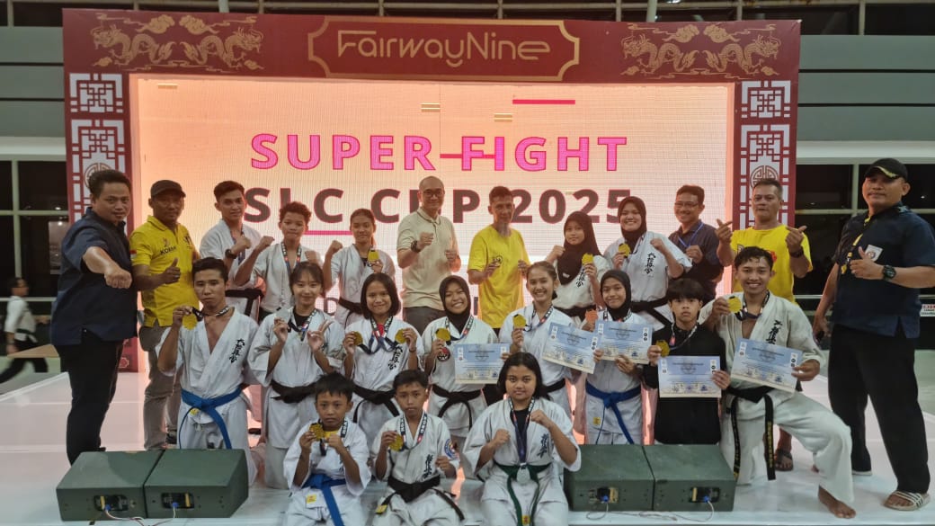 Prestasi Luar Biasa, DKKI Raih 17 Emas di Kejuaraan Kyokushinkai Super Fight SLC CUP 2025 Road To Hongkong