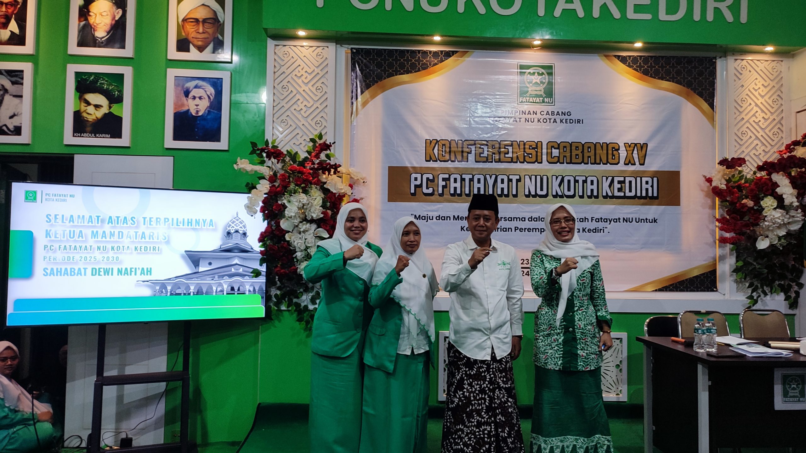 Dewi Nafi’ah Terpilih Aklamasi sebagai Ketua Fatayat NU Kota Kediri 2025-2030