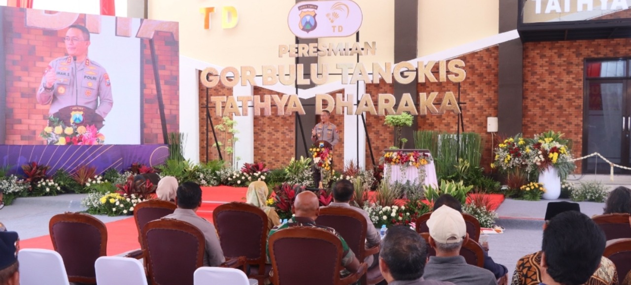 Dari Asrama Tua jadi GOR Megah, Kapolda Jatim Resmikan Tathya Dharaka di Kota Kediri