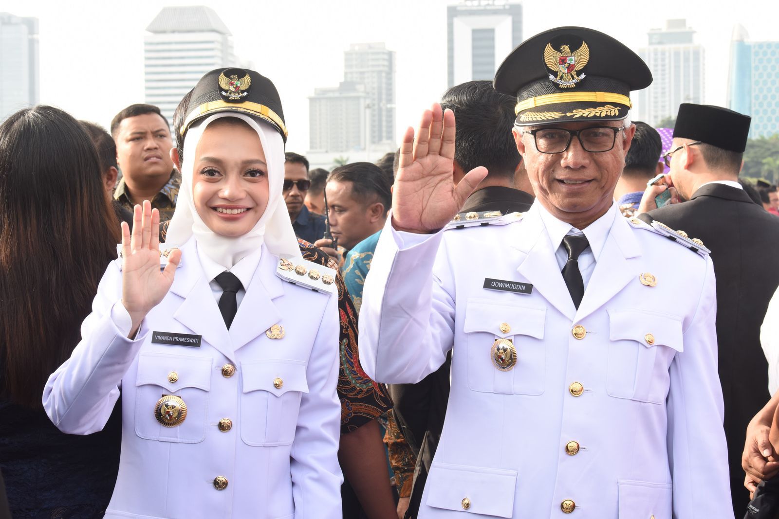 Vinanda Prameswati dan Qowimuddin Resmi Dilantik, Siap Wujudkan Kota Kediri Mapan