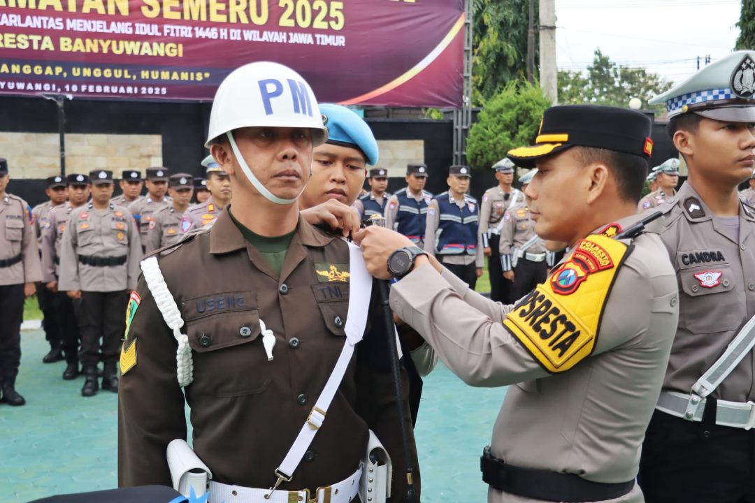 Polres Banyuwangi Gelar Operasi Semeru 2025 untuk Tingkatkan Kepatuhan Berlalulintas