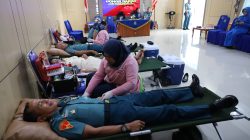 HUT Polisi Militer TNI AL Ke-79, Lanal Banyuwangi Adakan Kegiatan Donor Darah