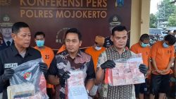 Polres Mojokerto Ringkus Komplotan Pengedar Upal, Rp 729 Juta Diamankan