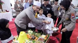 Berbagi Kebahagiaan, Kapolres Blitar Buka bersama Anak Yatim