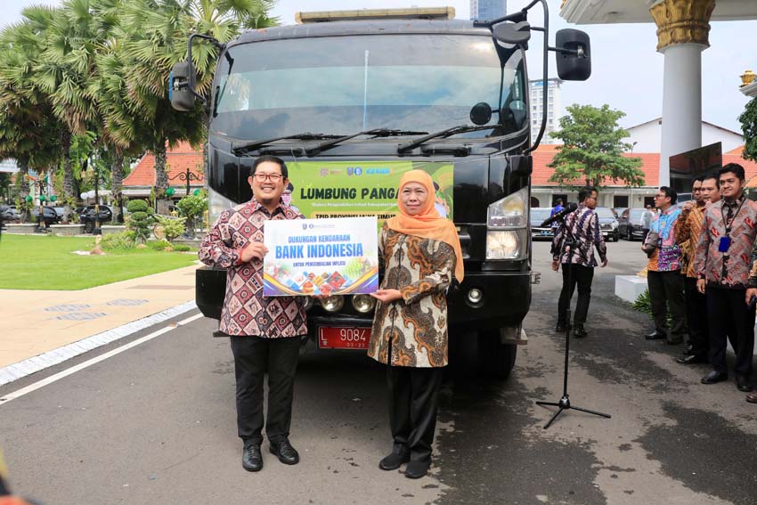 Truk Lumbung Pangan Pengendali Inflasi di Jatim Diluncurkan