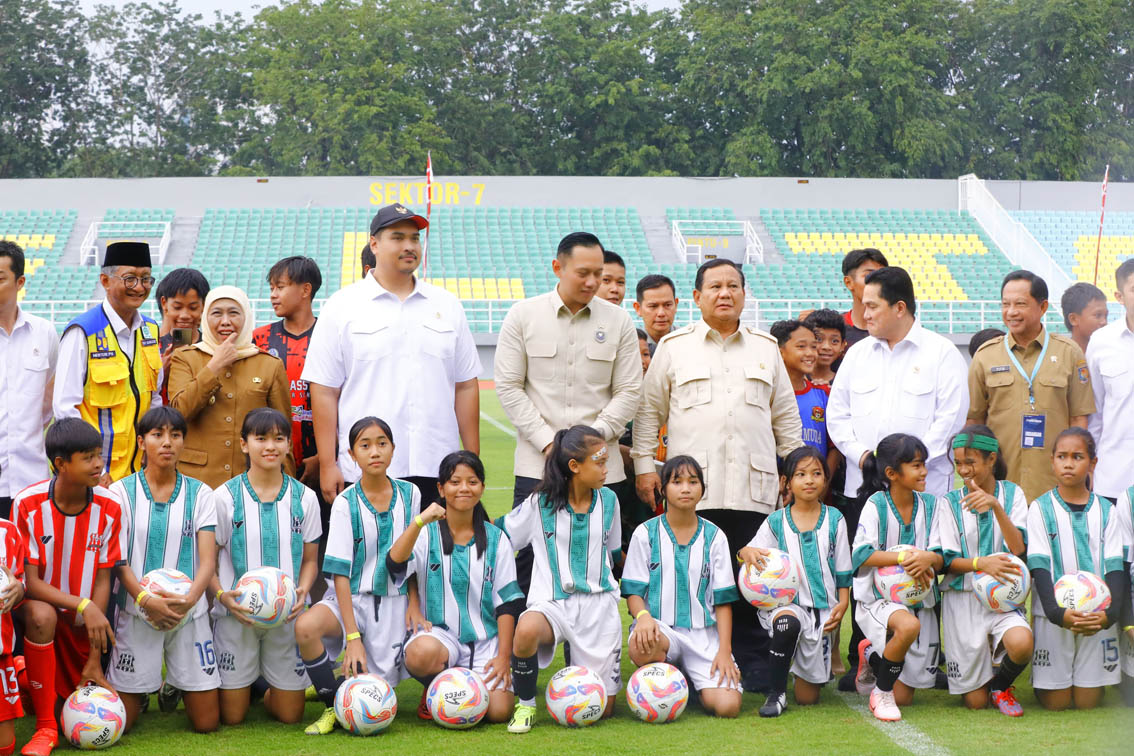 Bentuk Komitmen Pemerintah Pusat Tingkatkan Olahraga Nasional, Presiden Prabowo Resmikan 17 Stadion Secara Serentak