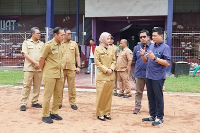 Wali Kota Kediri Tinjau Stadion Brawijaya, Panpel Persik Sambut Baik Rencana Perbaikan