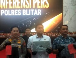 Polres Blitar Ringkus Residivis Spesialis Pembobol Sekolah