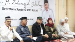 PWI Pusat Gelar Takziah dan Doa Bersama, Sekjen Zulmansyah Sekedang Dikenang Sosok Total dan Berdedikasi