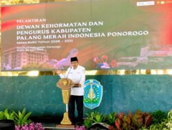 PMI Ponorogo 2026–2031 Resmi Dilantik, Imam Utomo Tekankan Integritas dan Standar Pelayanan Darah