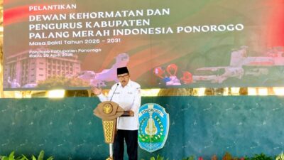 PMI Ponorogo 2026–2031 Resmi Dilantik, Imam Utomo Tekankan Integritas dan Standar Pelayanan Darah