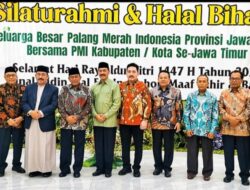 Halal Bihalal PMI Jatim, Imam Utomo Ajak Doakan Perdamaian Dunia