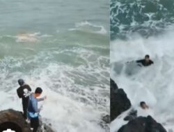 Na’as, Pemancing di Jember Terseret Ombak