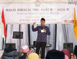 Halal Bihalal PWRI Kota Kediri, Gus Qowim Tekankan Silaturahmi dan Kolaborasi