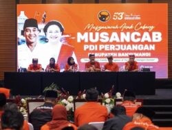 Muscab PDIP Banyuwangi, Libatkan Anak Muda Sebagai Penerus Kepemimpinan
