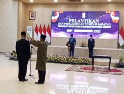 Lantik PJ Sekda, Bupati Fawait Minta Percepatan dan Penataan Program Pembangunan Daerah
