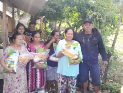 CV. Bangkit Anugrah Jaya Bagikan Ratusan Paket Sembako untuk Warga Terdampak di Dusun Pancoran