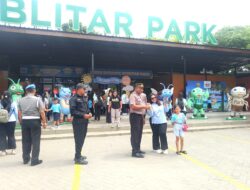 Jaga Kondusifitas Wilayah, Polres Blitar Patroli Pengamanan di Objek Wisata