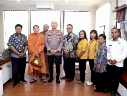 Pererat Antar Umat Beragama, Polres Blitar Silaturahmi dengan Tokoh Agama Buddha se-Kabupaten Blitar