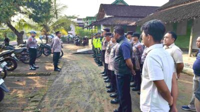 Intensifkan Pengamanan PAW Kades Jambewangi, Polres Blitar Antisipasi Gangguan Kantibmas