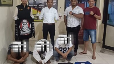 Sita Pedang hingga Rantai Besi, Polresta Banyuwangi Amankan Empat Anggota Motor
