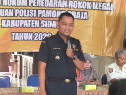 Gandeng Satpol PP, Bea Cukai Sidoarjo. Edukasi Masyarakat Ciri Rokok Ilegal