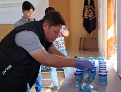 Enam Tersangka Dugaan korupsi Dana Pokir Dan 24 Warga Binaan Rutan Klas II B Magetan Jalani Tes Urin